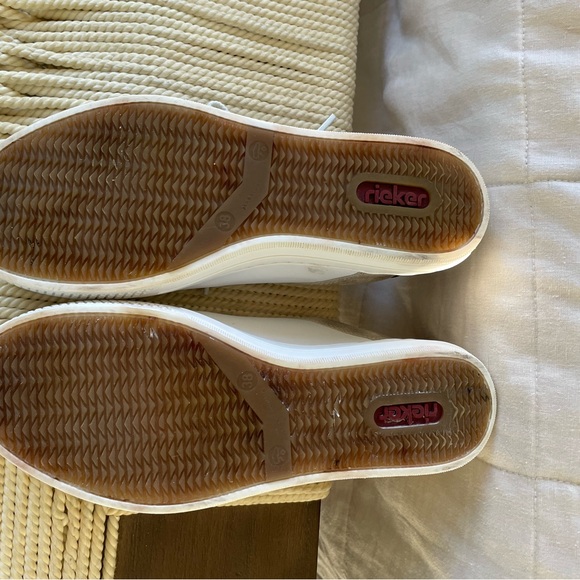 Rieker White and Tan Casual Athletic Shoes - Picture 7 of 7